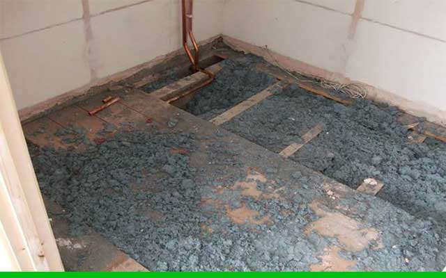 Asbestos Floor Insulations, Caulk & Glaze Removal